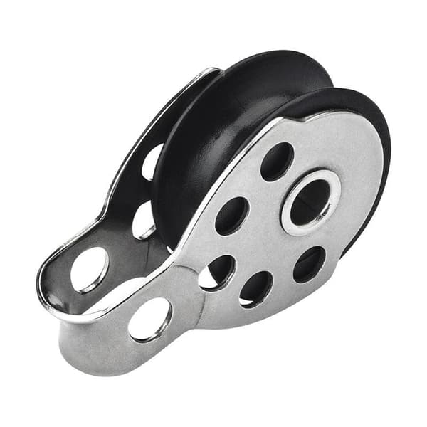 Mikroblokk. 8 mm. enkelt skive. lukket. 650 daN