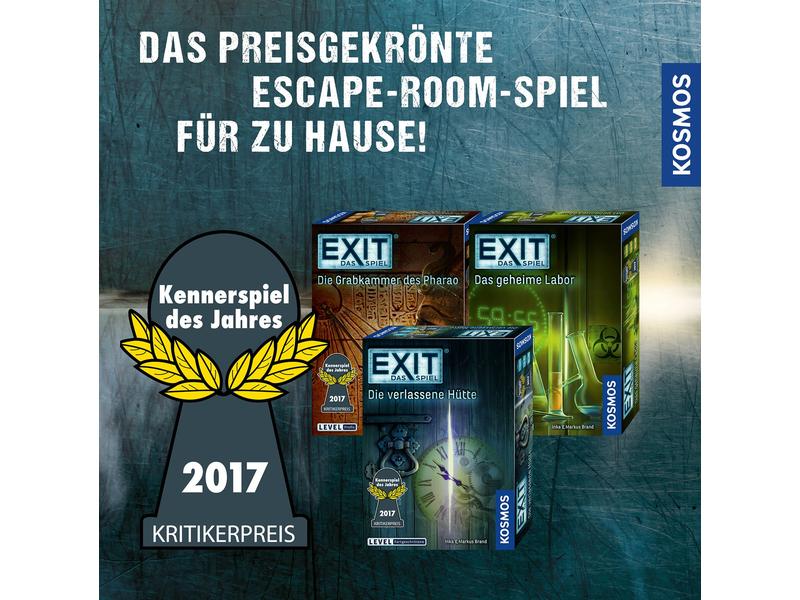 Kosmos Kennerspiel EXIT: Die Rückkehr in die verlassene Hüt Live-Escape-Feeling im Fortgeschrittenen-Level