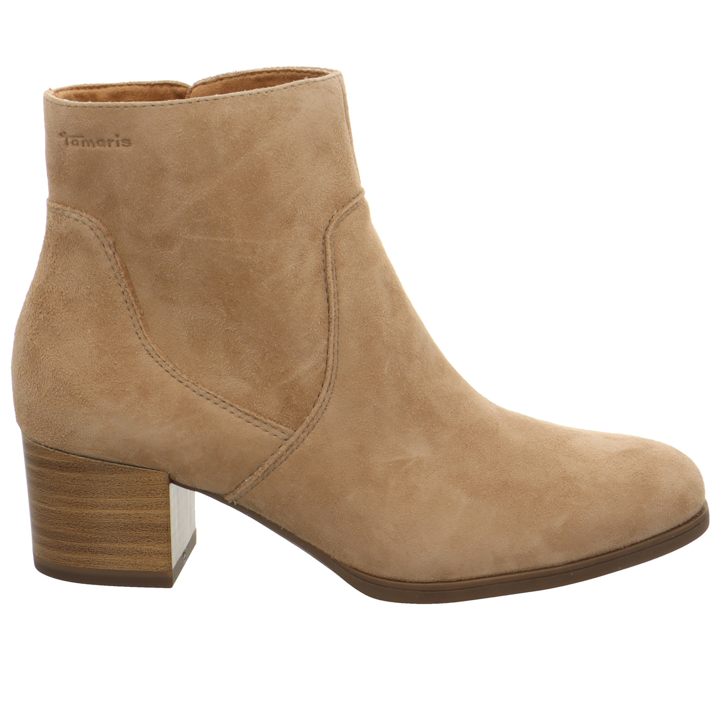 Stiefelette beige
