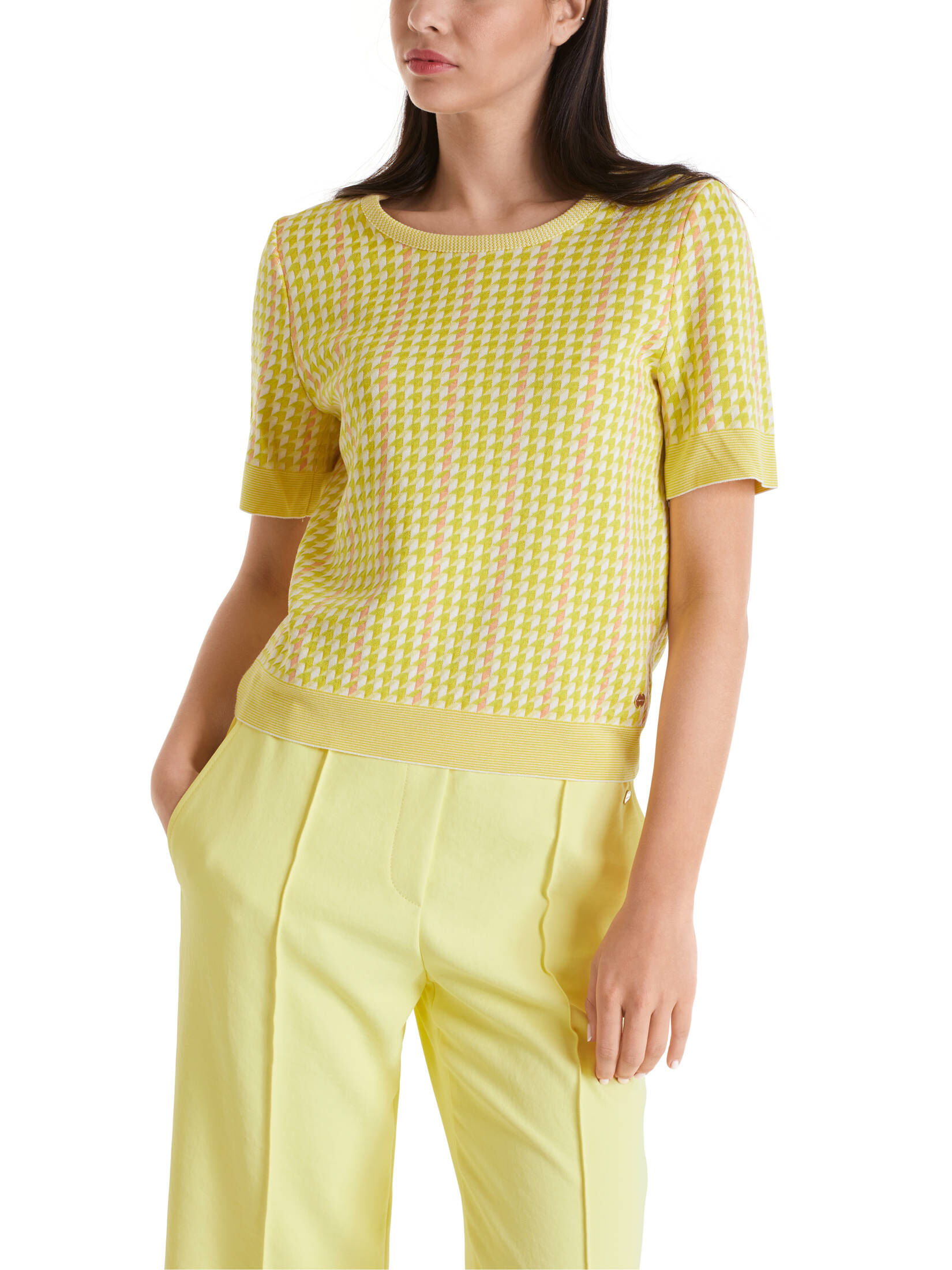 Marc Cain| Damen Strickpullover Kurzarm