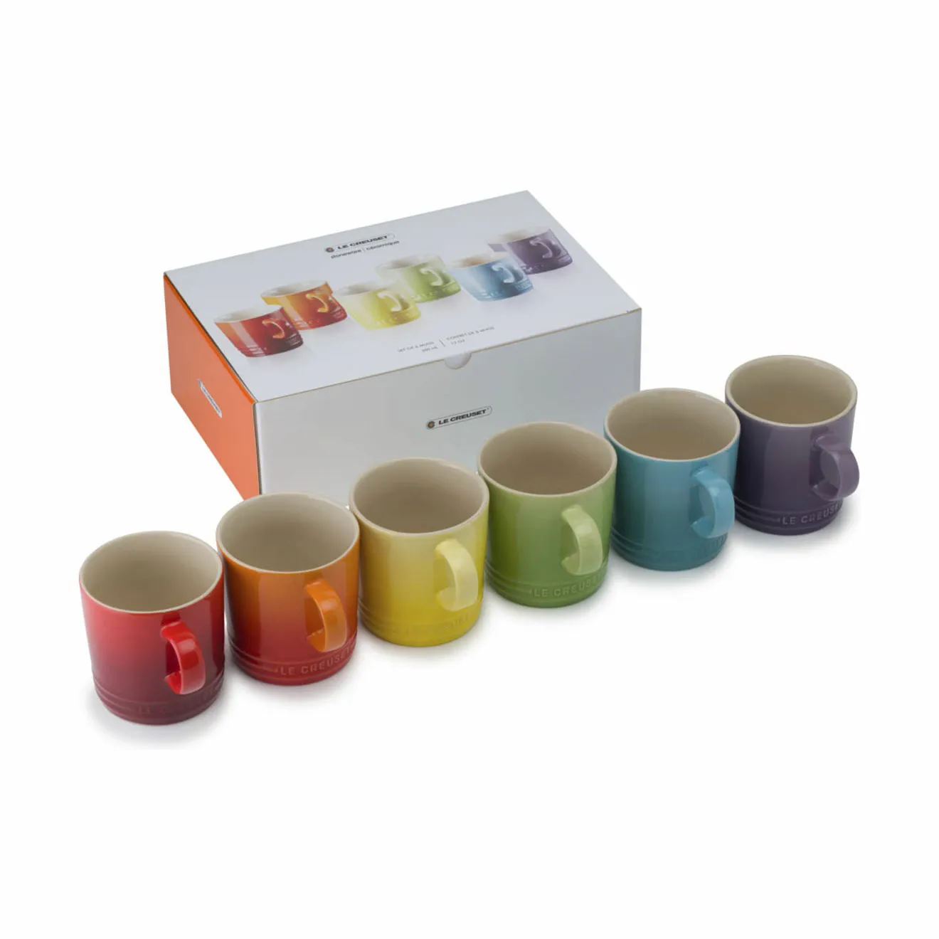 Le Creuset Rainbow Krus - 6 stk.