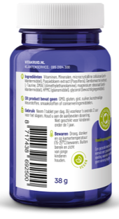 Vitakruid Multi Dag & Nacht Vrouw Sport Tabletten 60TB