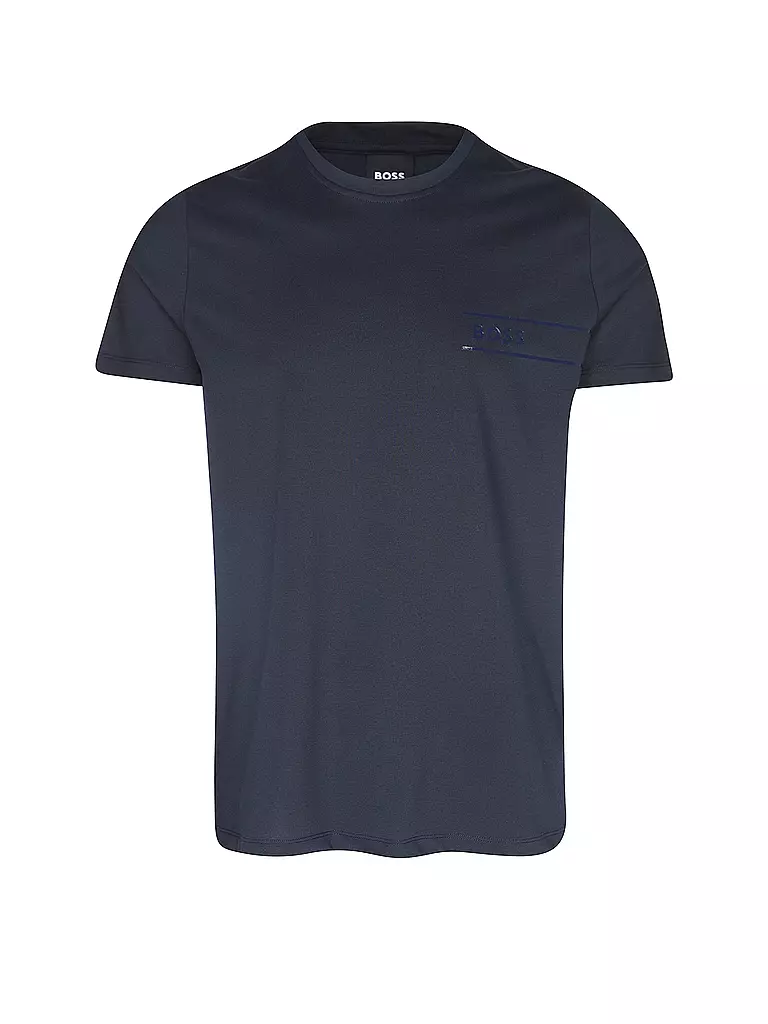 BOSS Loungewear Shirt 2er Pkg. blau