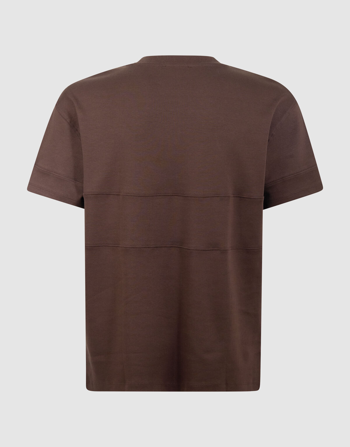 Minimalistisch T-shirt Donkerbruin