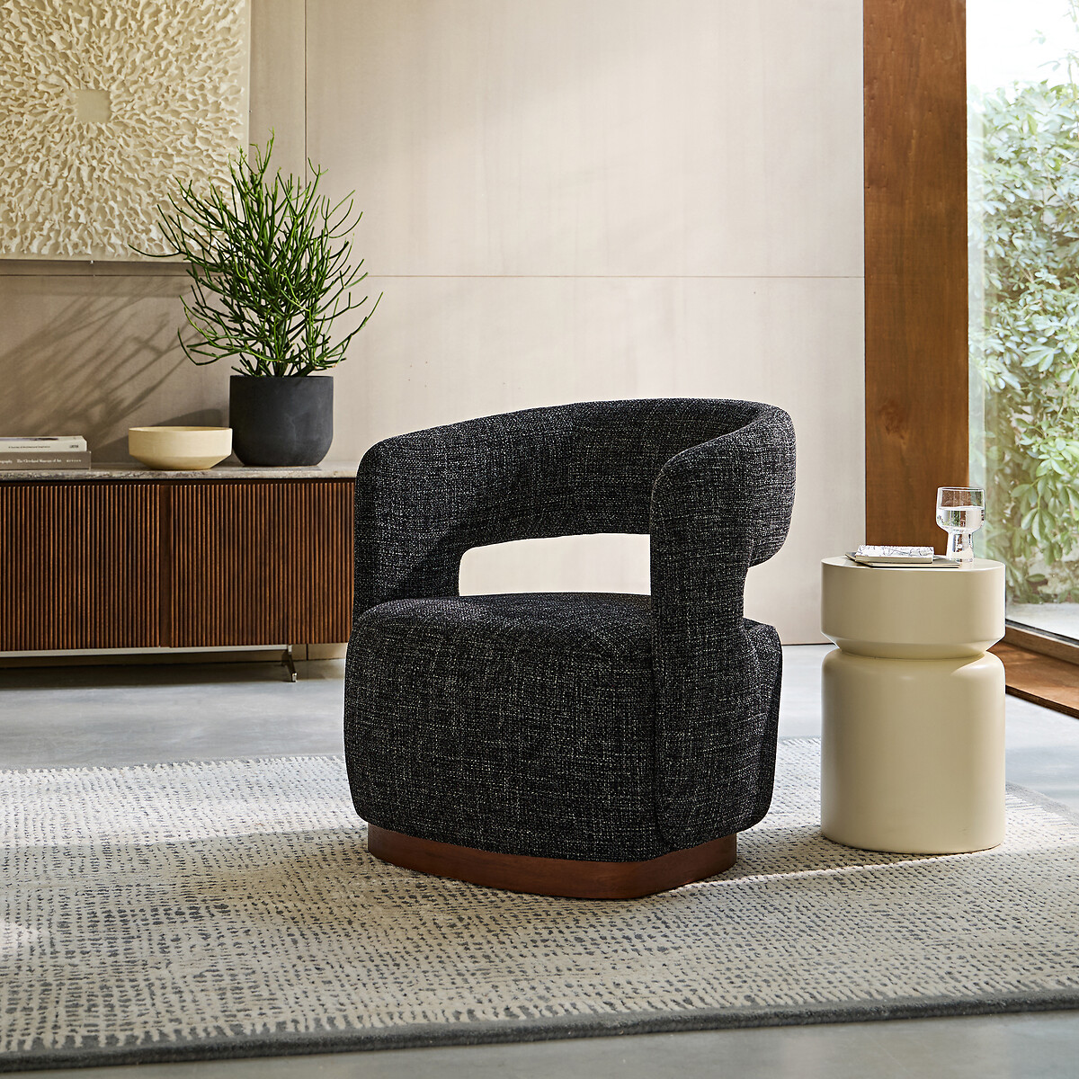 OTTO STUDIO PARA AM.PM<br>Tapete feito à mão, Lyocell® e lã, Net