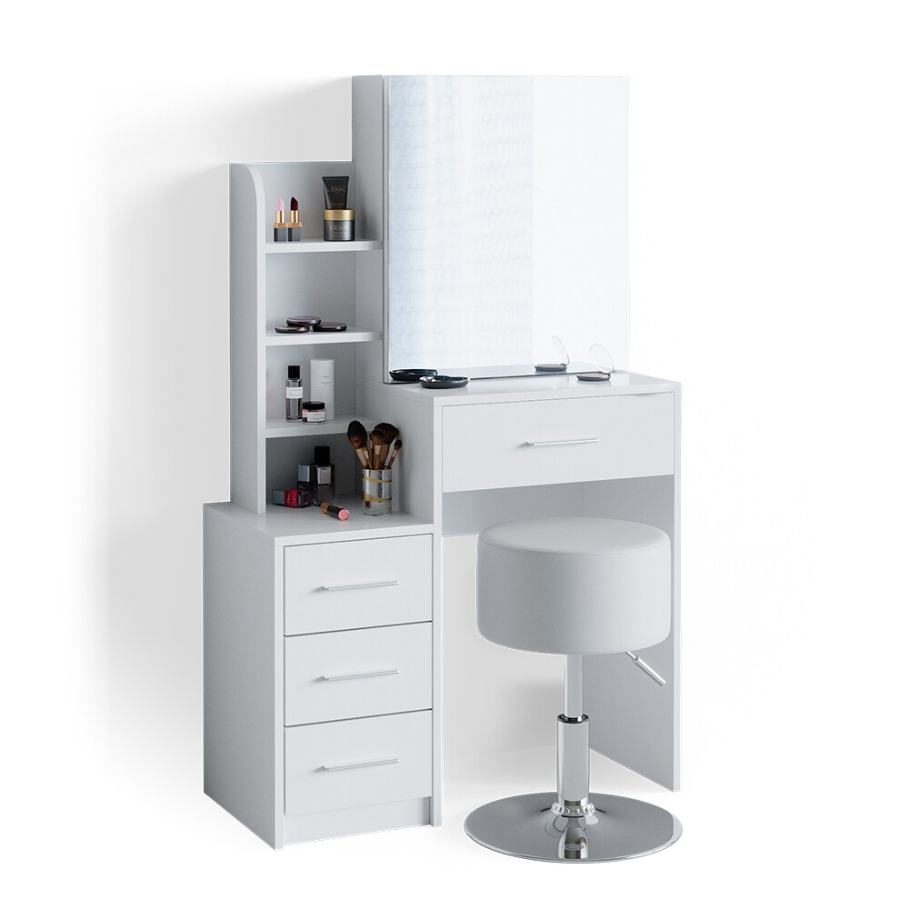 Vicco Schminktisch Frisiertisch Schminkkommode Conrada + Hocker Frisierkommode