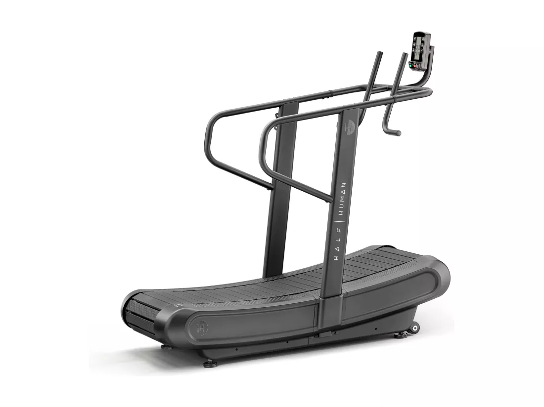 Tapis de course de fitness incurvé - Half Human - Modèle CURVE - Maison/Appartement - Non motorisé et auto-alimenté
