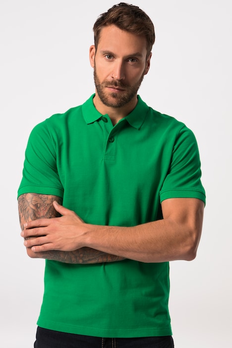 Poloshirt, Basic, Halbarm, Piqué, bis 10XL