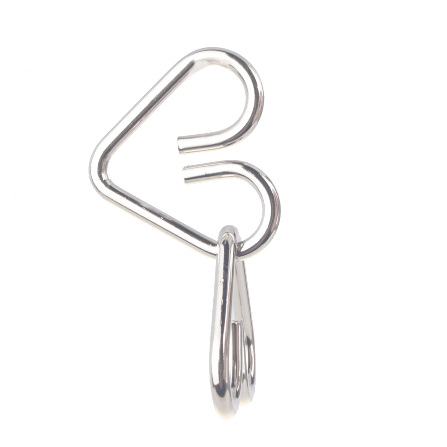 Metall Geduld Knobelspiel IQ Geschicklichkeits Spiel - Silber