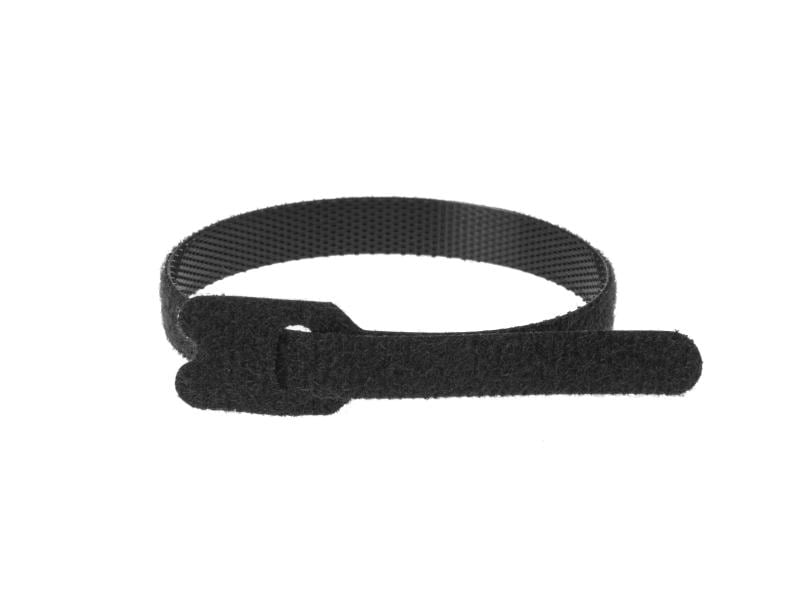 FASTECH Klettkabelbinder ETK-7-2 7 x 200 mm Schwarz, 10 Stü Kabelmanagement mit Klettverschlusssystem