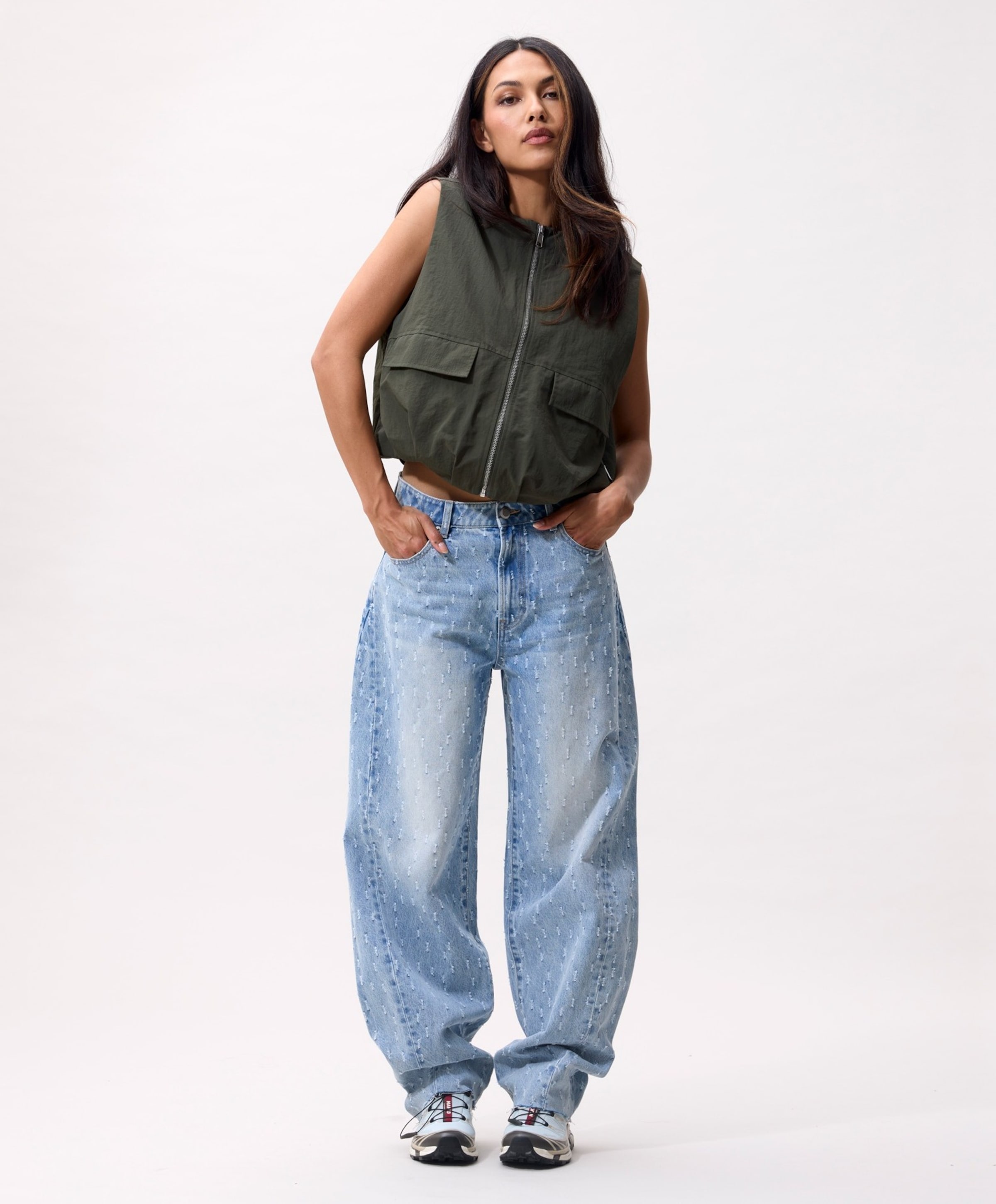 Catwalk  Junkie Dames gilet groen