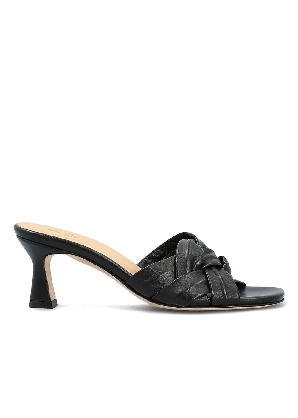 MULE REINETTE CUIR NOIR