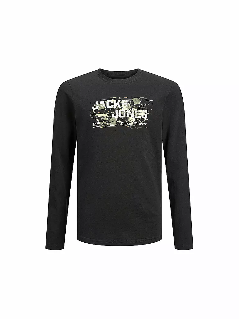 JACK & JONES Jungen Langarmshirt JCOOUTDOOR schwarz