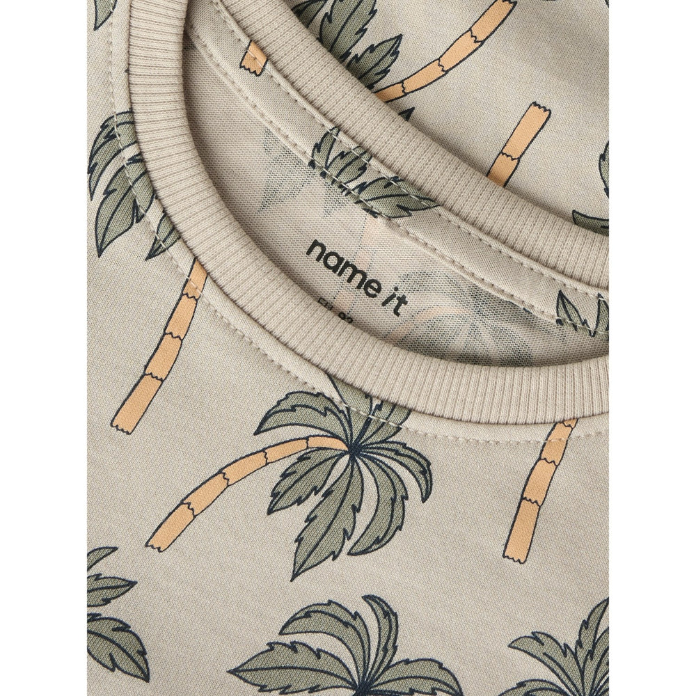 Køb Name It Chateau Gray Palms Nmmvalther Ss Nreg Top