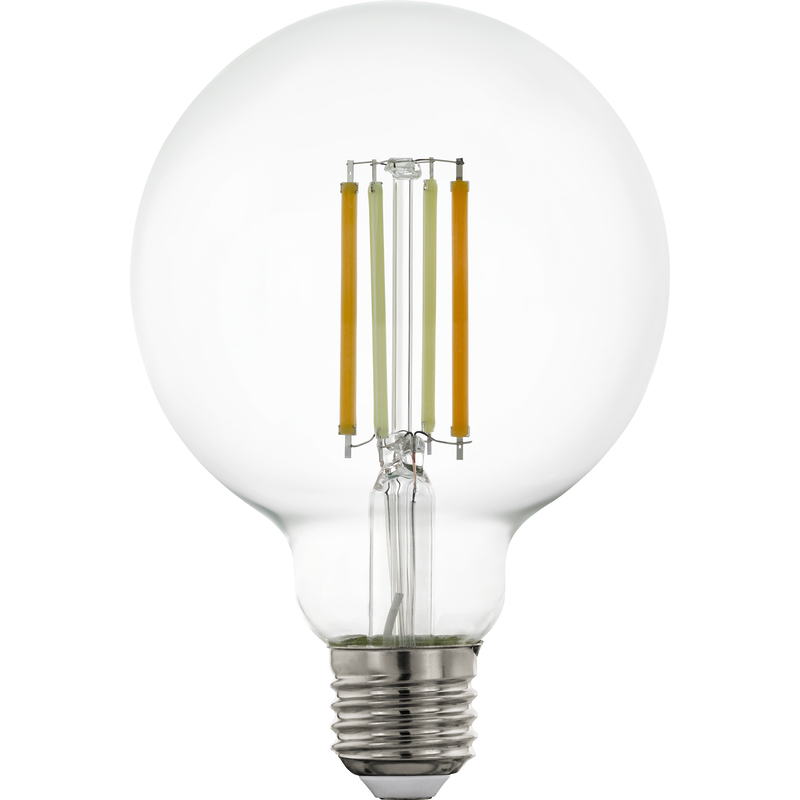 EGLO Leuchtmittel LED G95 connect.Z, E27, 2200-6500K, 6W, transparent