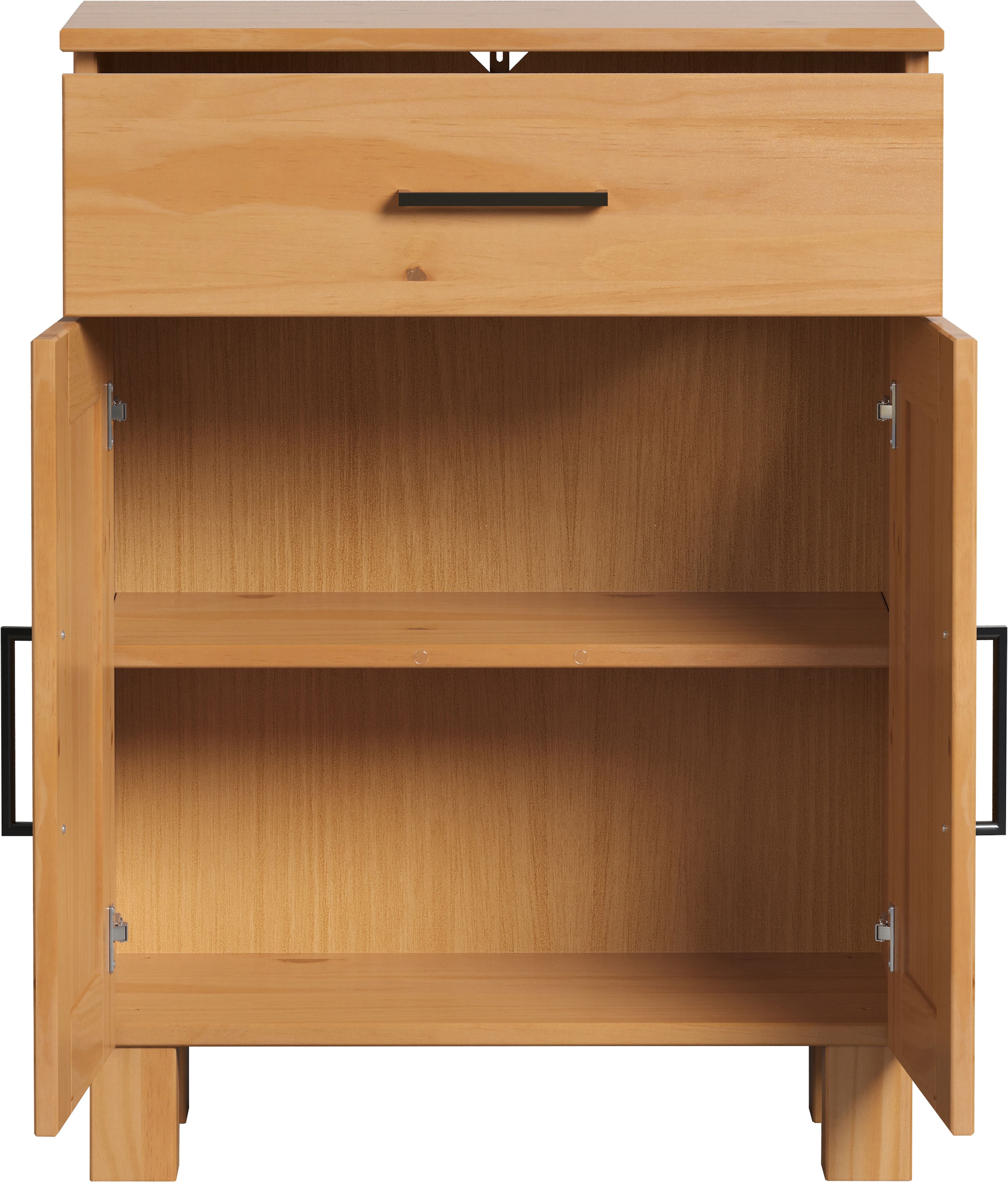 welltime Unterschrank »Ulea« 1 Stk. tlg. Badkommode aus Massivholz mit breitem Schubfach - (B/T/H) 60/30/80 cm