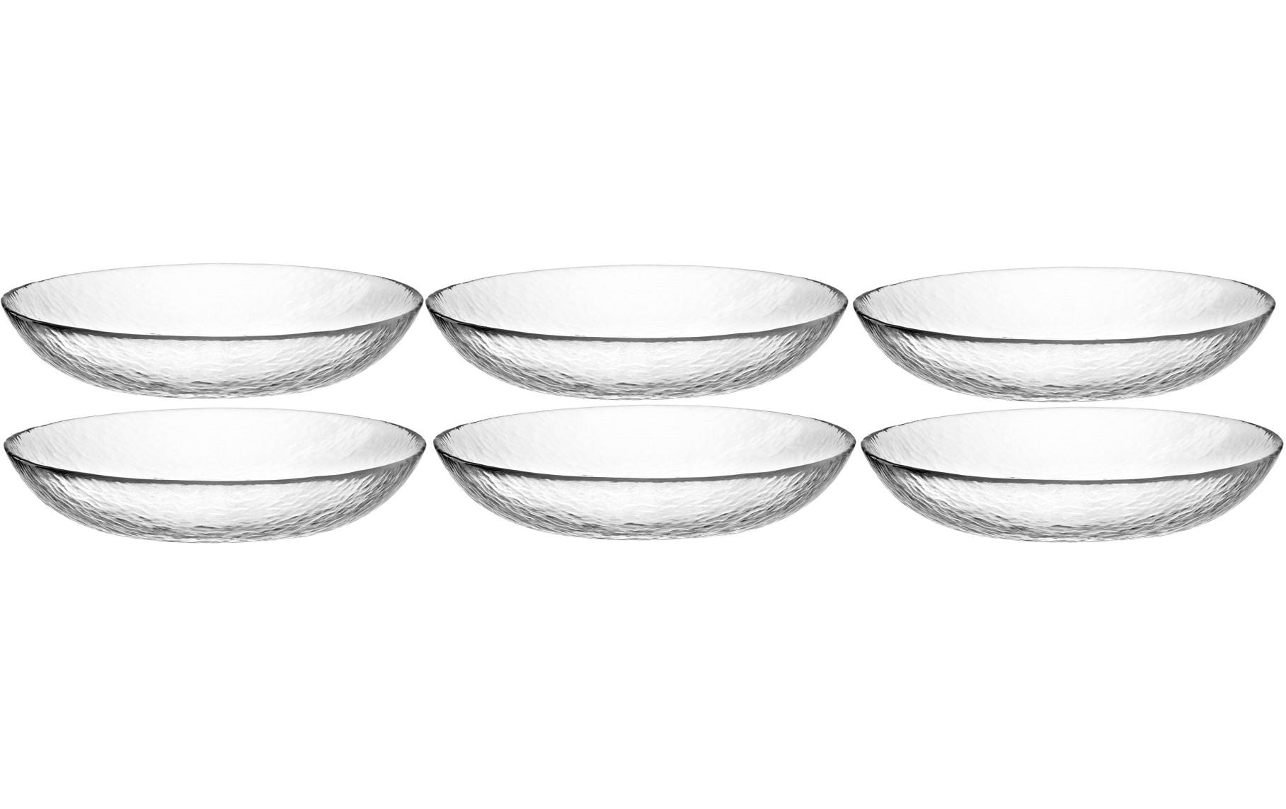Frühstücks- & Dessertteller Attivo 6 Stück, TransparentTeller Set