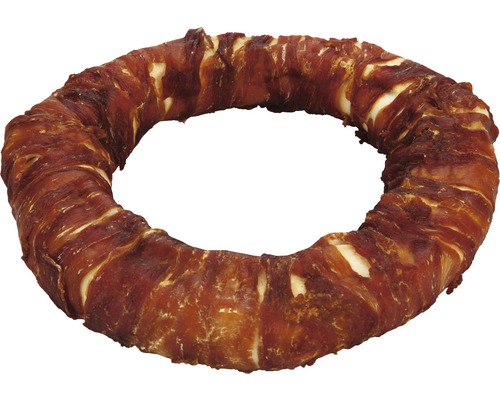 Hondensnack beeztees kauwring met eend 1x19 cm kauwartikel