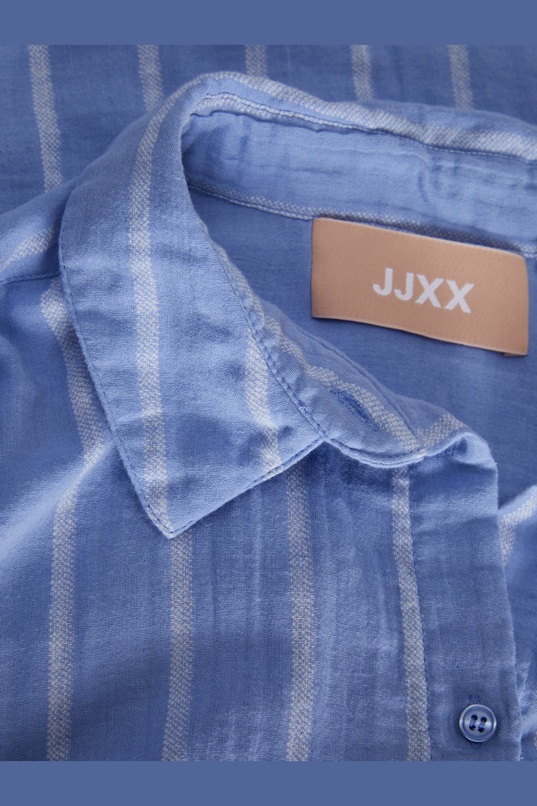 Jjxx Jxmia Ss Muslin Shirt 4483095 silver lake blue white