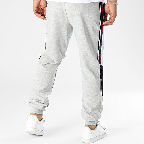 Pantalon Jogging A Bandes Textured Tape 0404 Gris Chiné