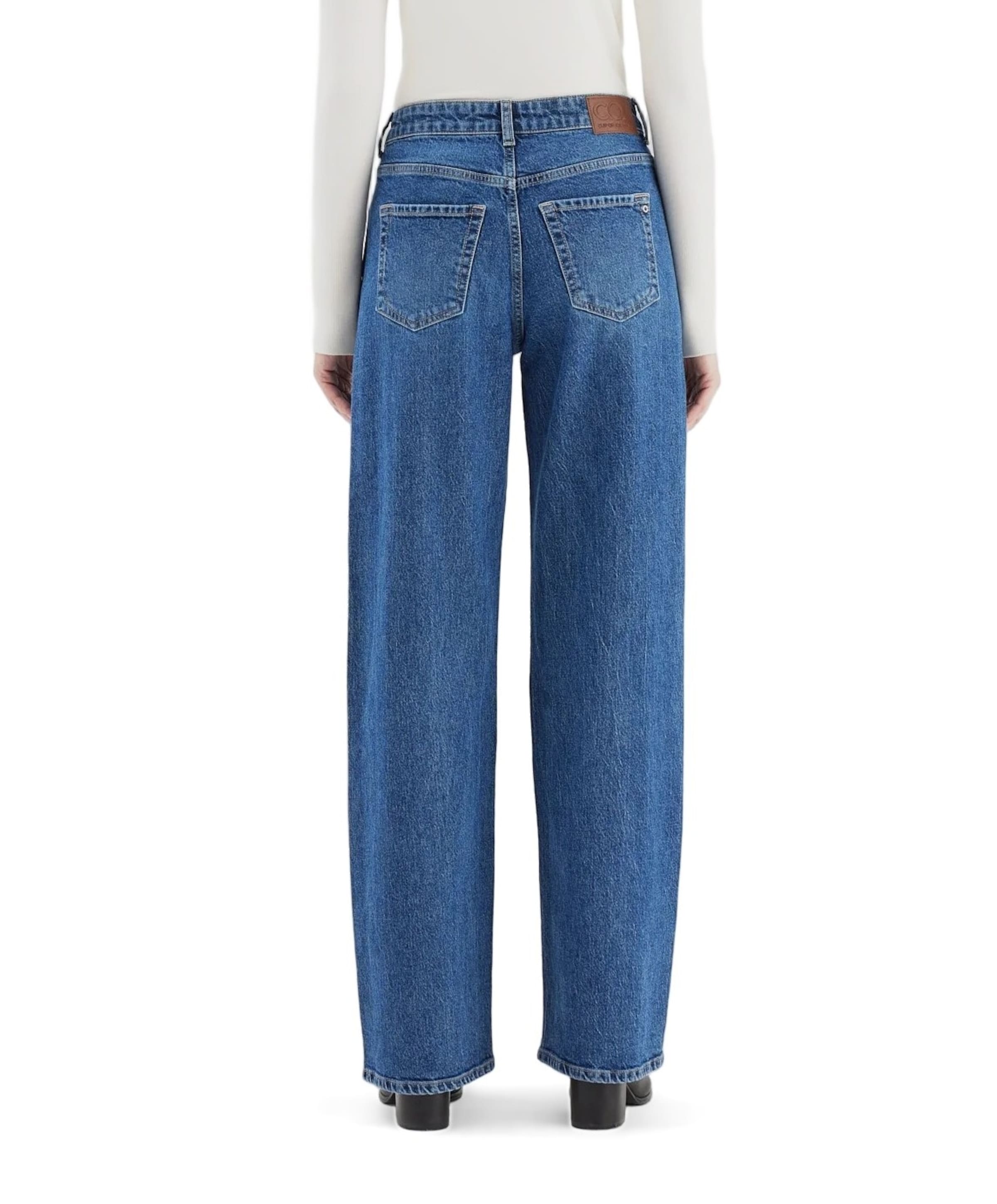 Cup of Joe Denim Relaxed straight dames jeans blauw