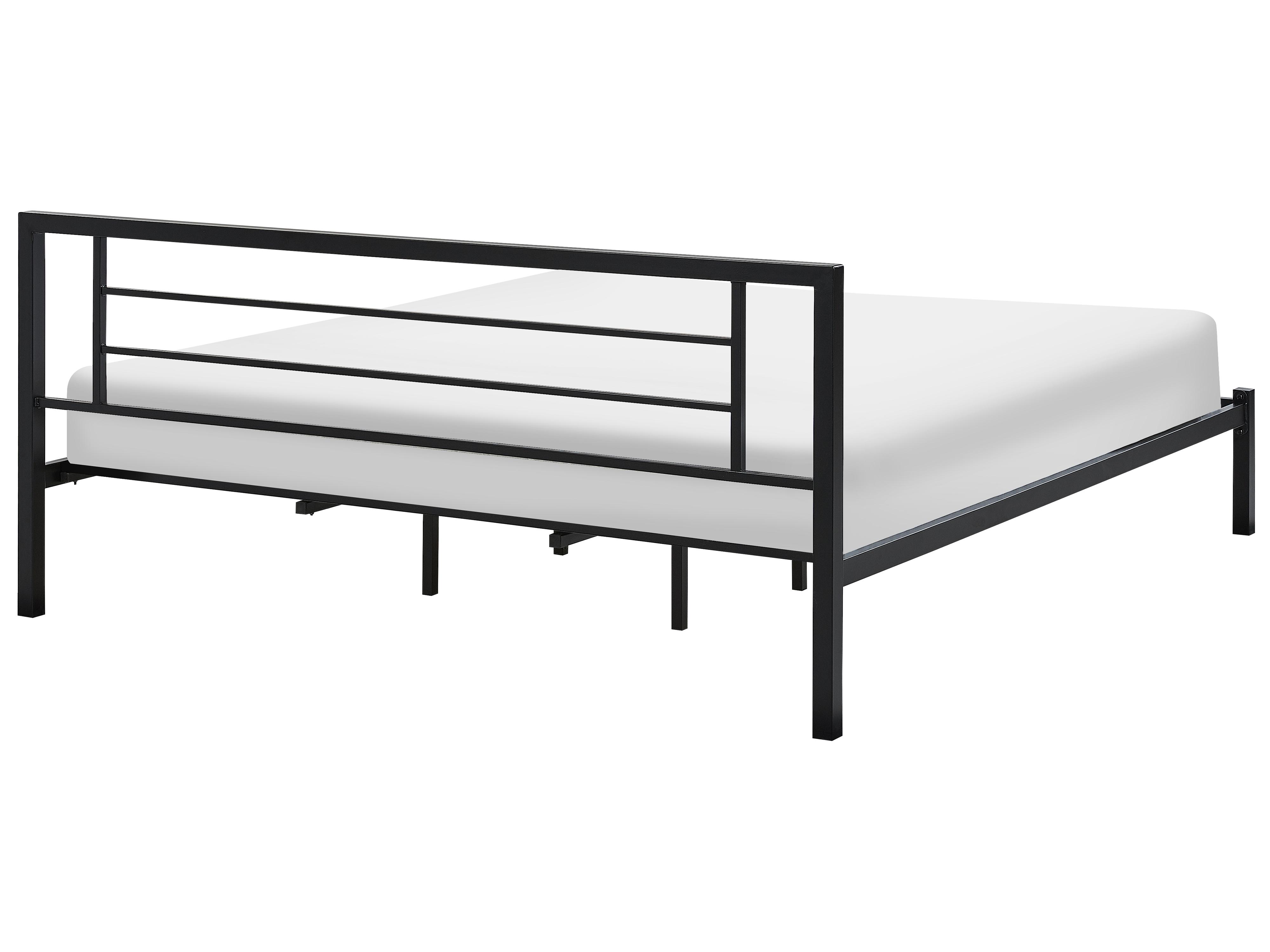 Bed Metaal CUSSET 180 x 200 cm Zwart