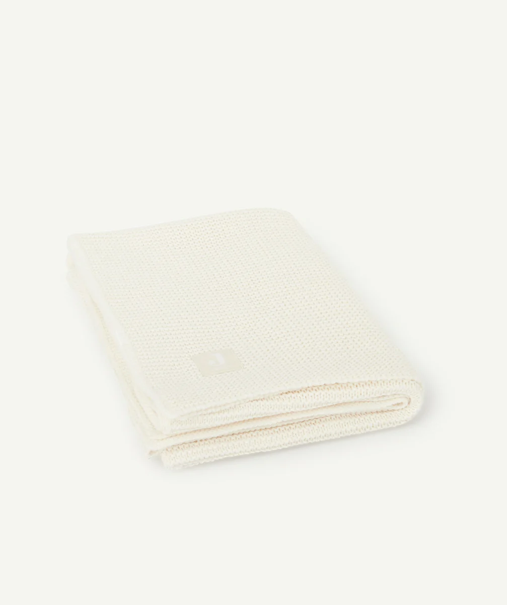 JOLLEINCOUVERTURE BÉBÉ 75X100CM BEIGE EN COTON