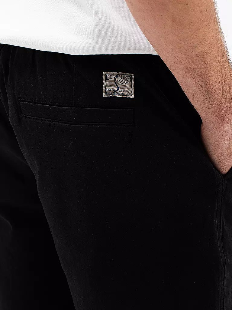 BUTCHER OF BLUE Shorts MARVIN Slim Fit schwarz