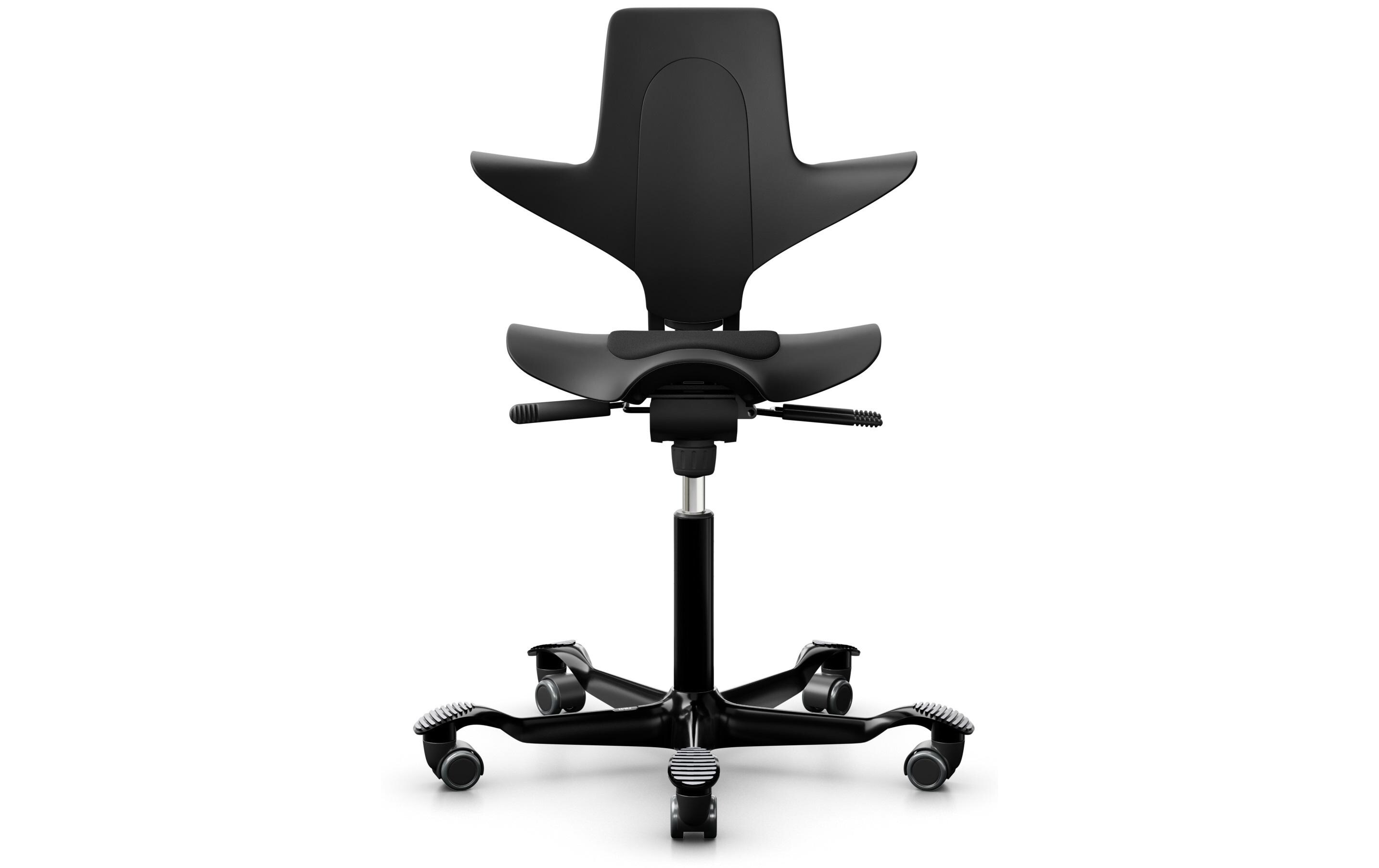 Bürostuhl Capisco Puls 8010 Kids Schwarz<br>Höhenverstellbarer, ergonomischer Arbeitsstuhl für Kinder