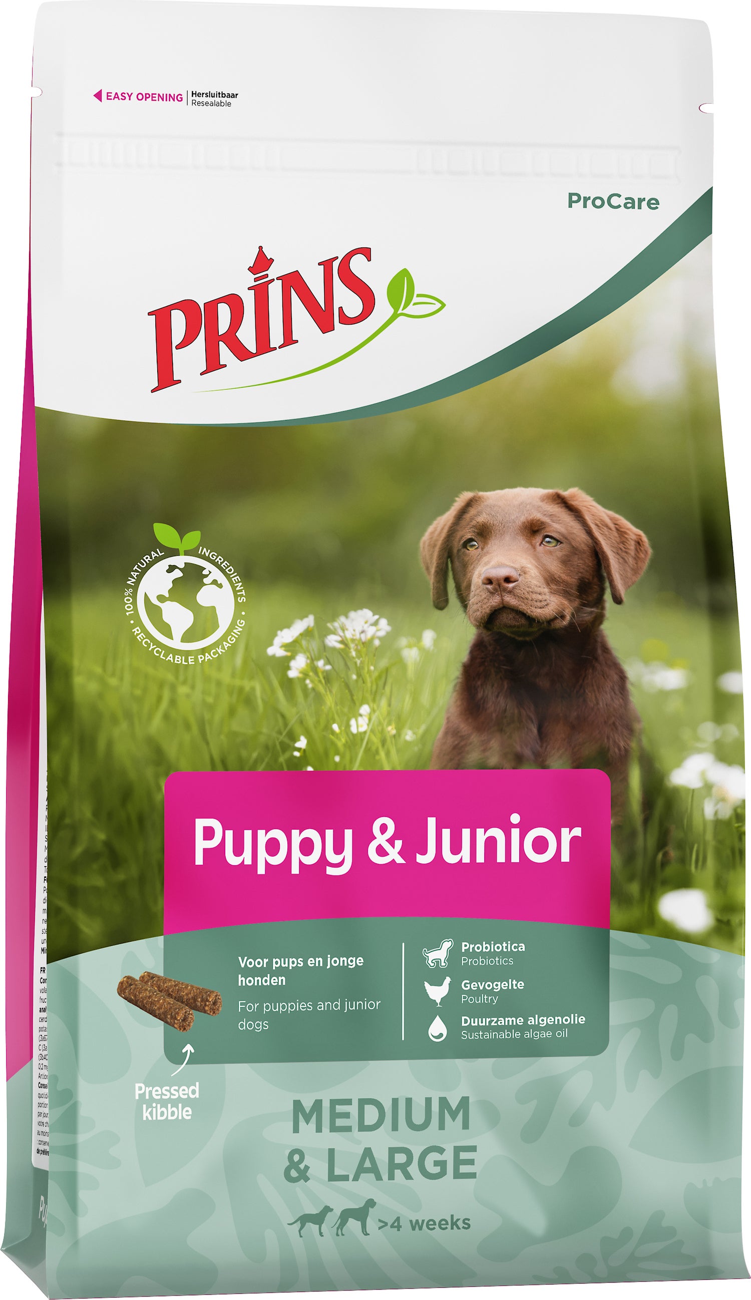 Prins hondenbrokken Procare Puppy & Junior gevogelte 12 kg