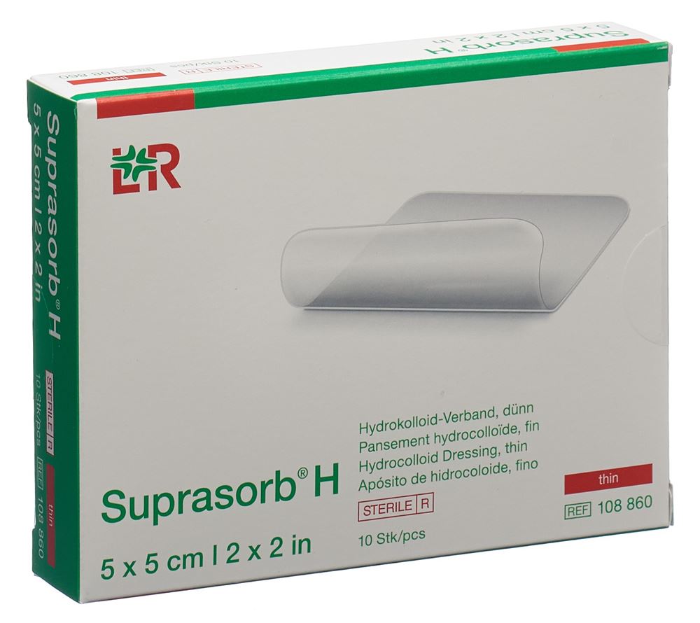 SUPRASORB H Dünn 5x5cm 10 Stk