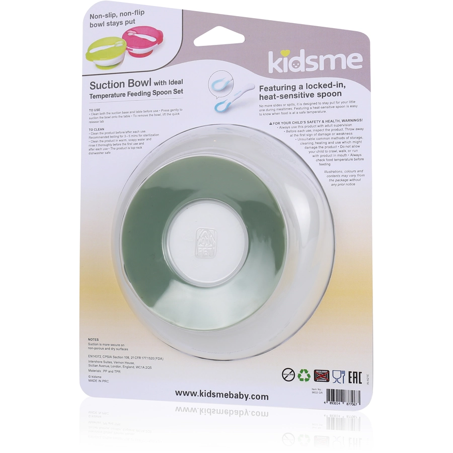 kidsme Breischale mit Saugnapf, grün
