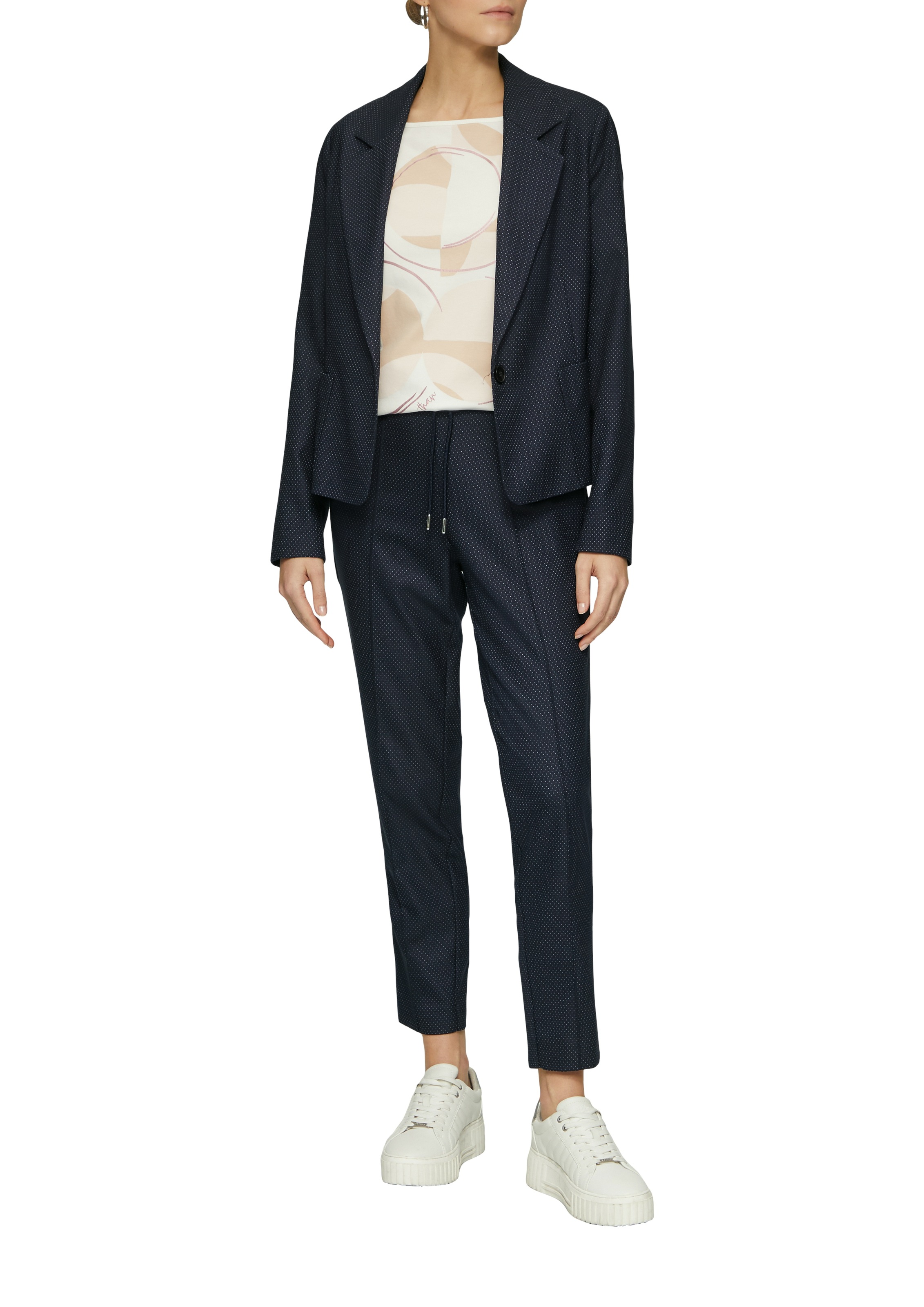 s.Oliver BLACK LABEL Jogger Pants  gepunktet, mit Stretch