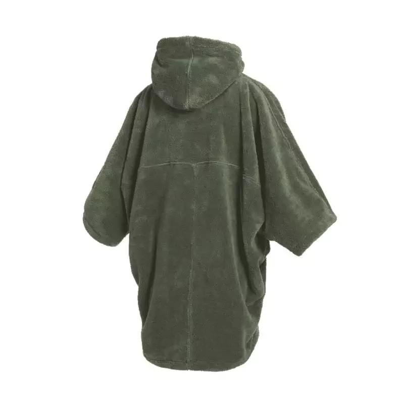 Poncho MYSTIC Teddy Olive Green Women