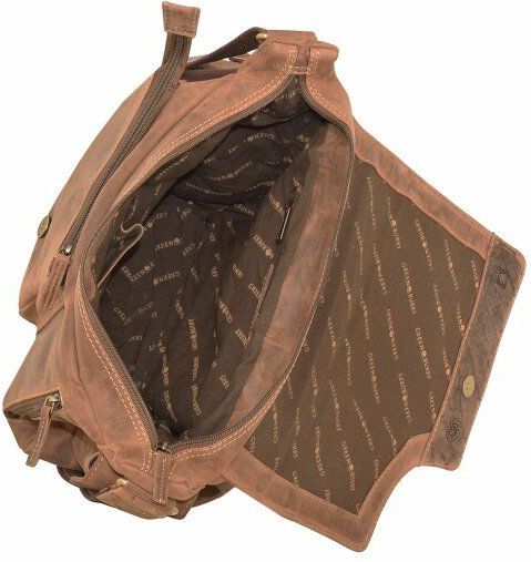 Greenburry - Vintage Messenger II - Messenger - Bruin - Leer