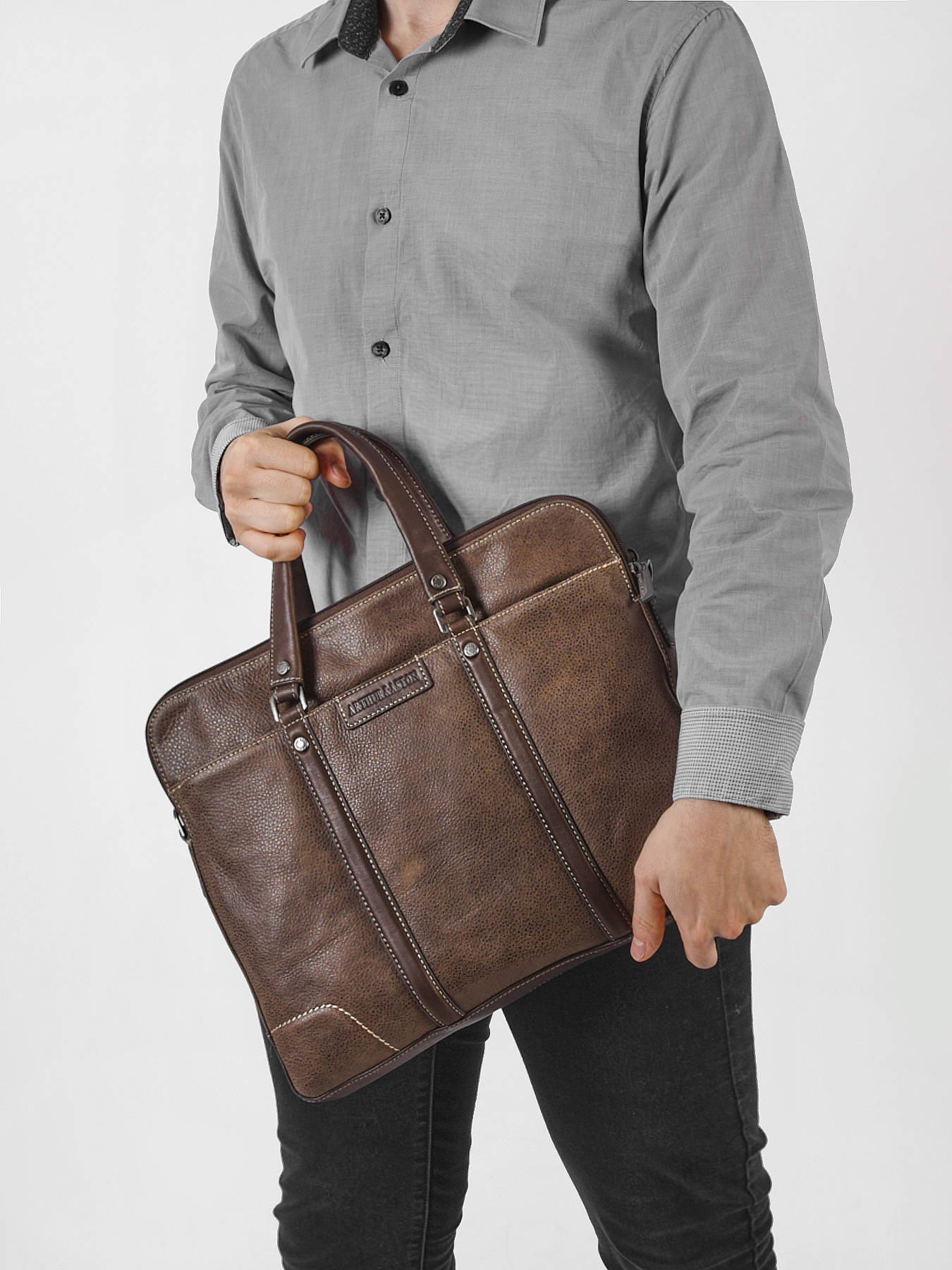 PORTE DOCUMENTS Joseph cuir ARTHUR & ASTON
