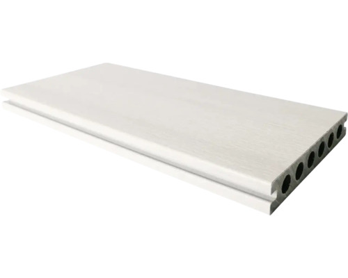 Konsta WPC terrasplank Nativo holle kamerprofiel gecoat 23x138x3000 mm eiken witgrijs