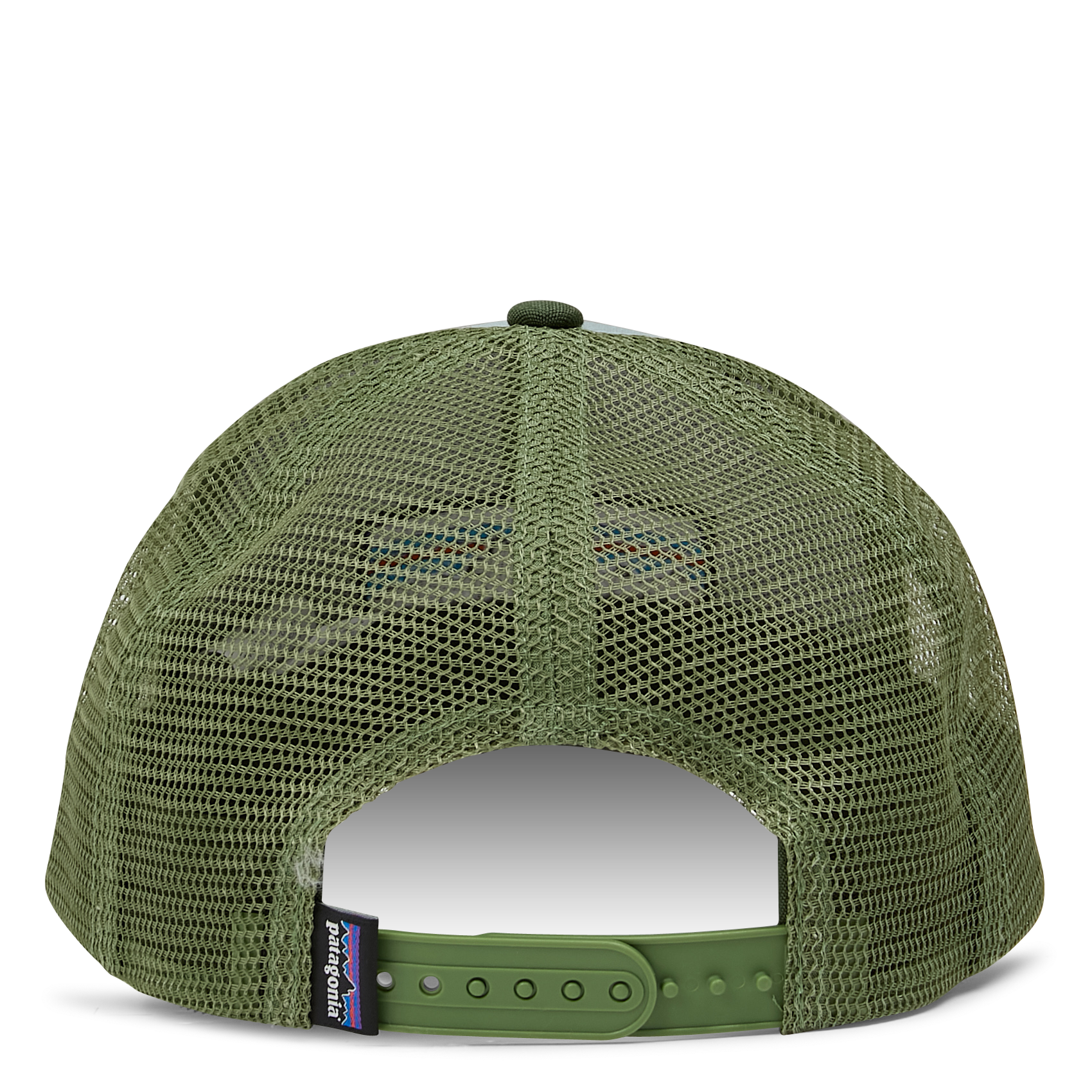 Casquette brodée en coton et mesh | Bleu