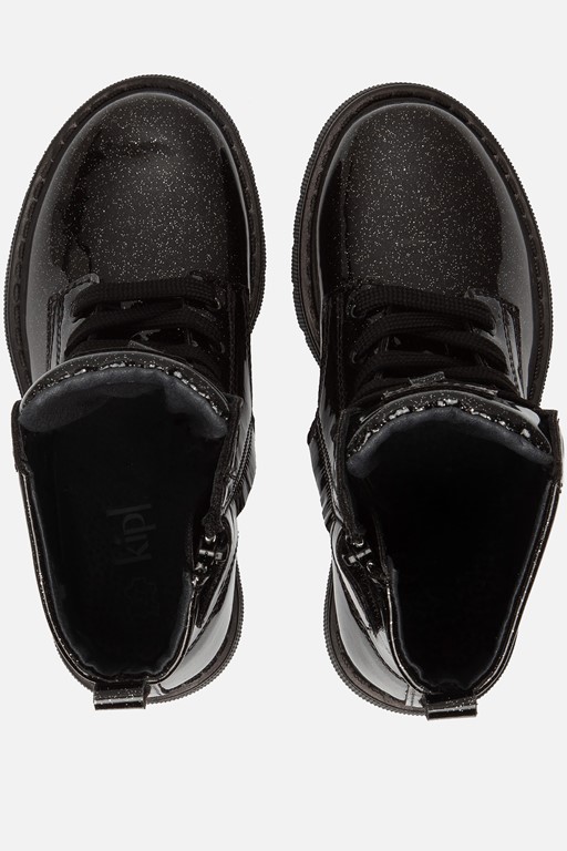 Kipling Ella Veterboots zwart Pu