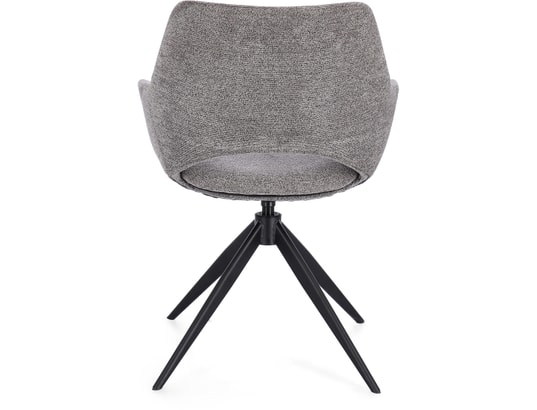 CONCEPT1 - Chaise Vivian grey pivotante