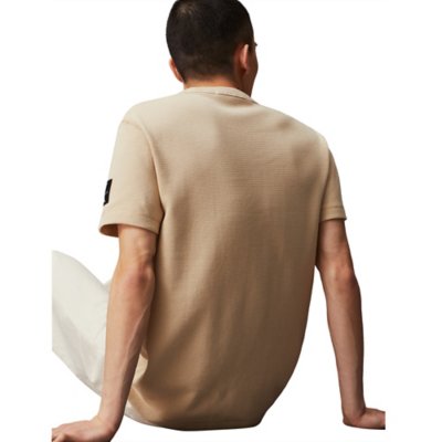 Tee-shirt à manches courtes homme Badge Waffle CALVIN KLEIN