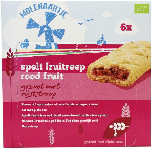 Molenaartje Fruitreep rood fruit 180GR
