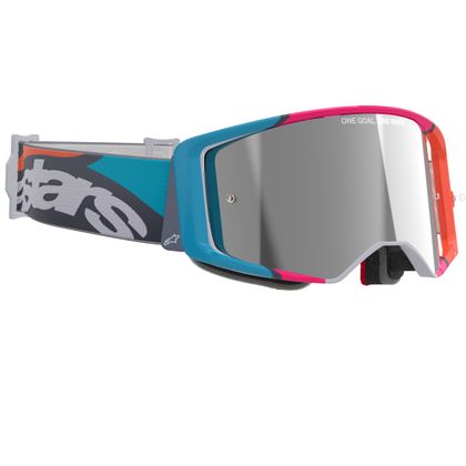 Masque cross Alpinestars SUPERTECH STREAM IRIDIUM 2025 - Gris / Multicolore