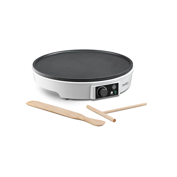 Crêpière électrique 30 cm 1000W blanche Simeo