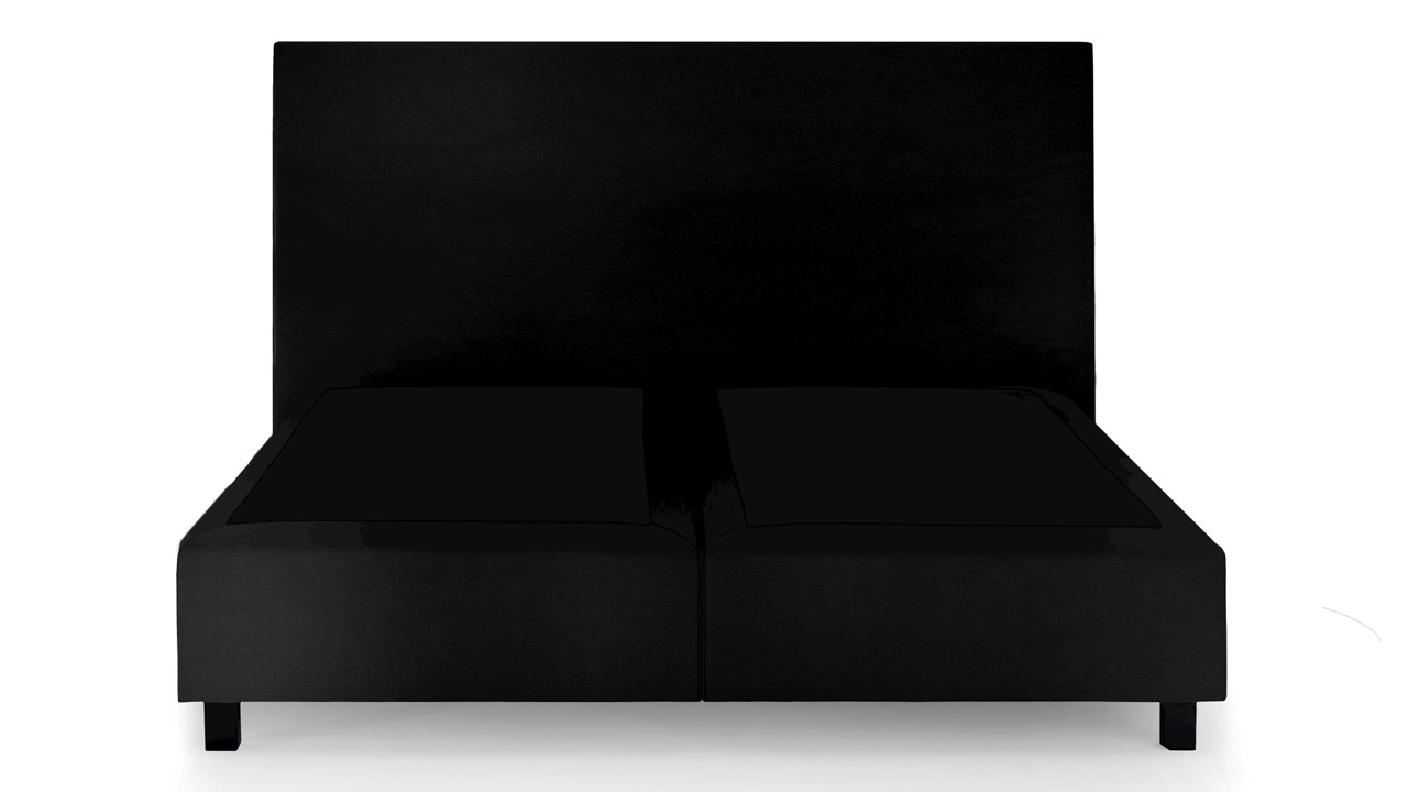 Boxspring Autentik Tunn zonder matras black