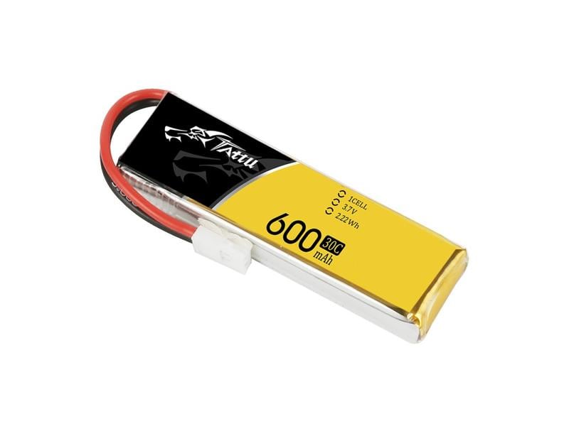 Tattu RC-Akku LiPo 600 mAh 3.7 V 30C 1S LiPo Akku für Flugmodelle