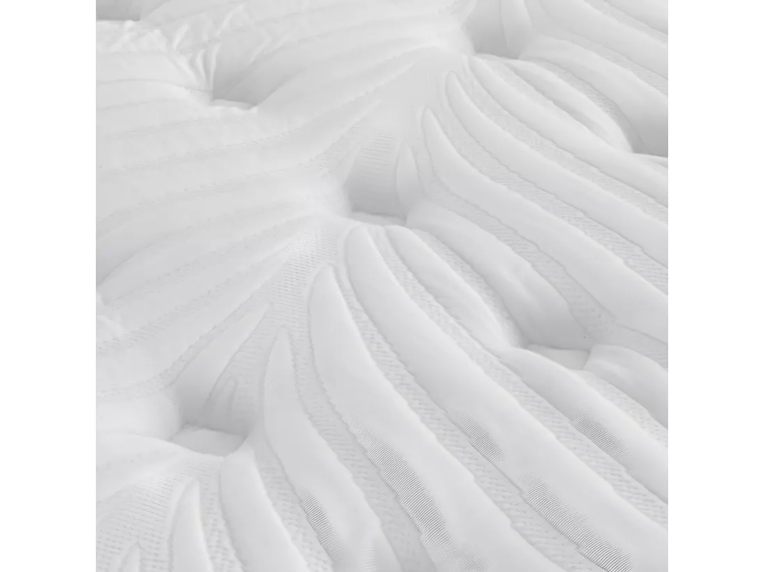 HYPSOM | Ensemble ELEGANCE 90x200 cm | Matelas Mémoire de forme + Sommier Bois