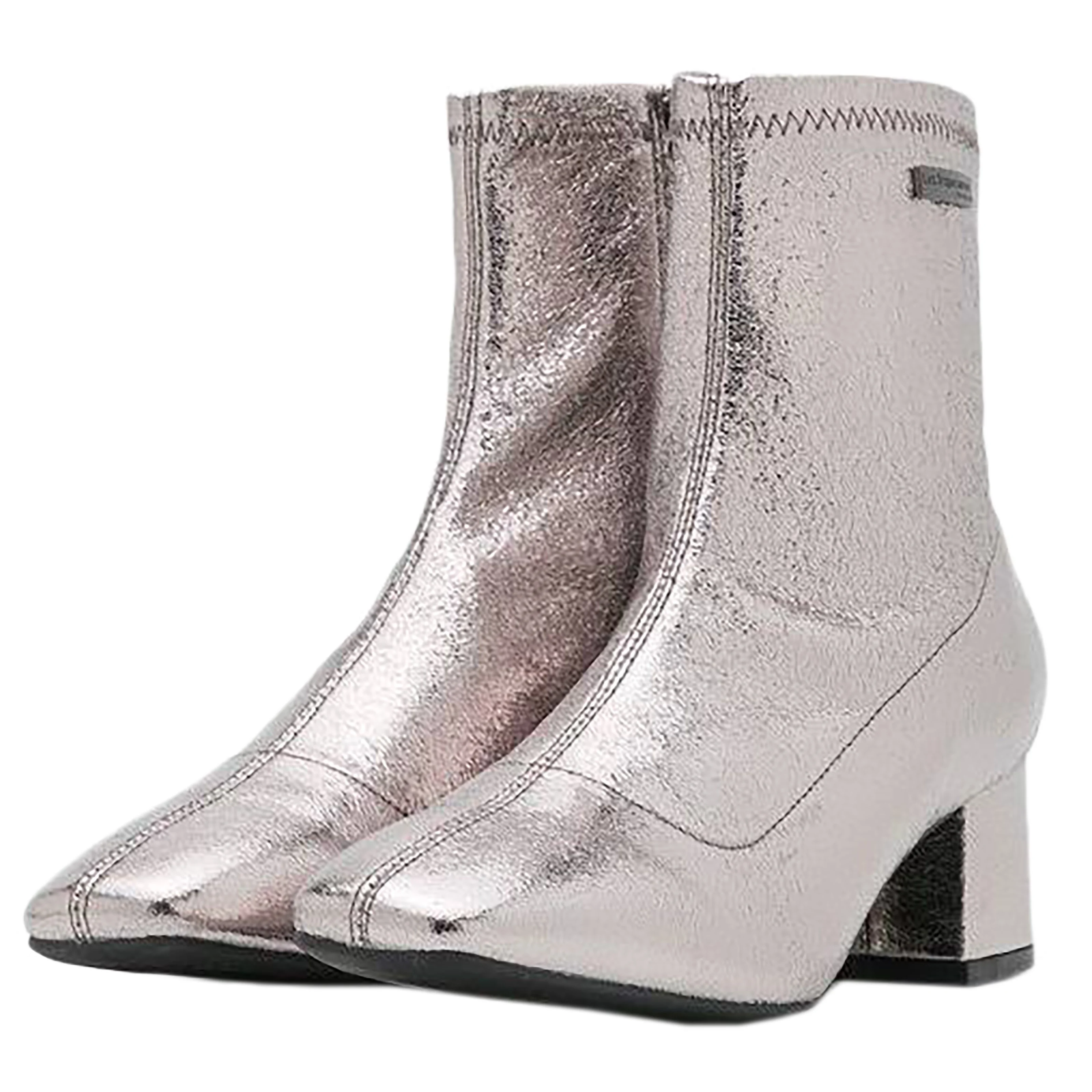 Bottines en cuir Daniela | Argent