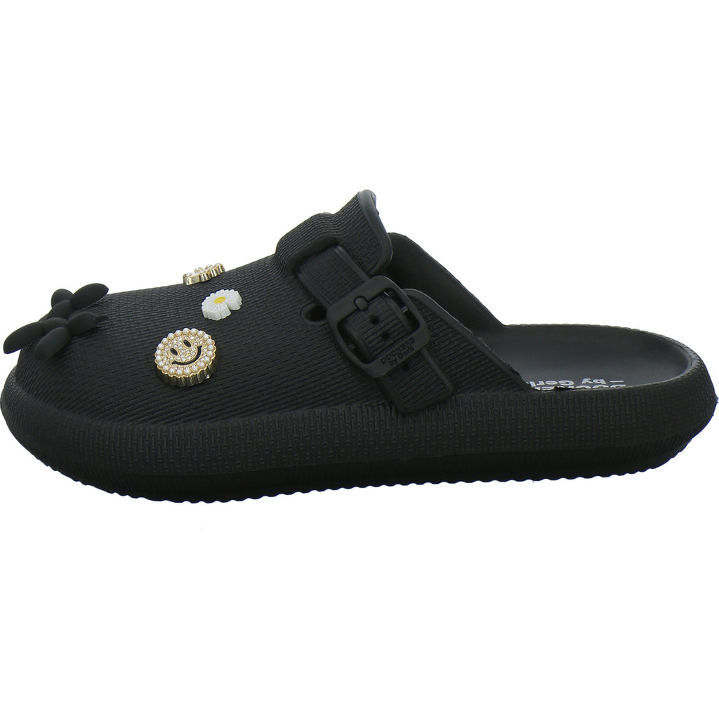 Dockers Pantoletten Damen Schwarz