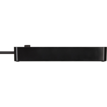 Brennenstuhl stekkerdoos 4-voudig met 2 USB-aansluitingen en schakelaar zwart 1,5 meter